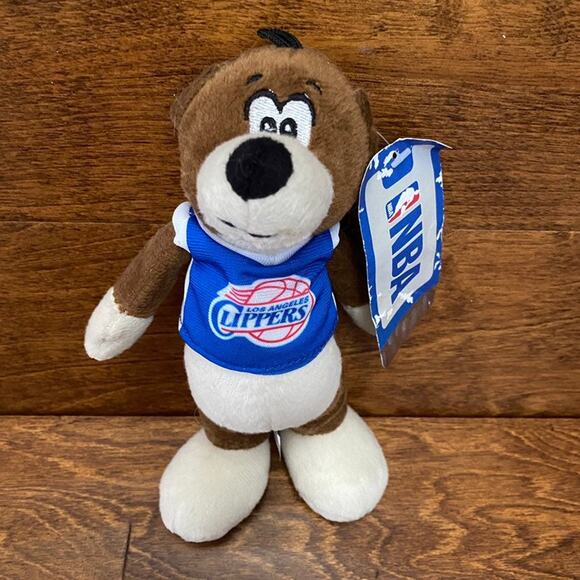 LOS ANGELES CLIPPERS Plush Bear 8" - Picture 1 of 6